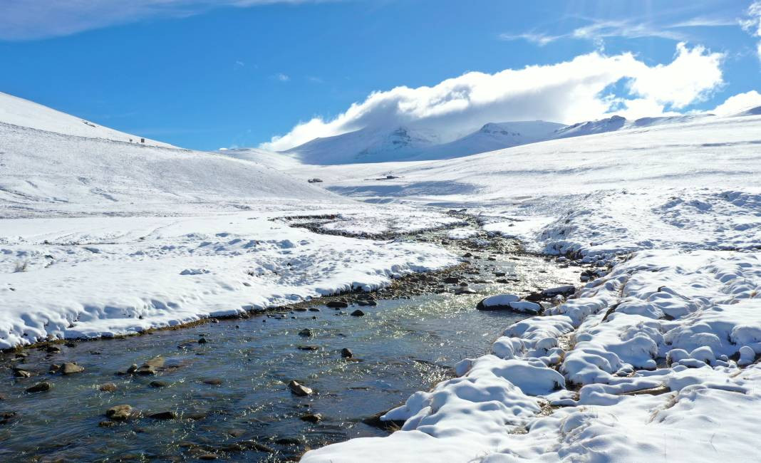 Trabzon'un yüksek kesimleri beyaz örtüyle kaplandı - Resim: 12
